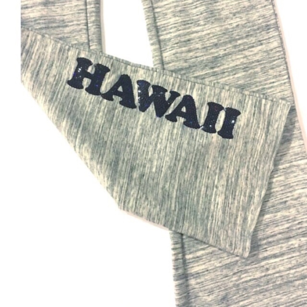 VS PINK Sequin Bling UH Hawaii Flare Pants S NWT - Picture 5 of 7